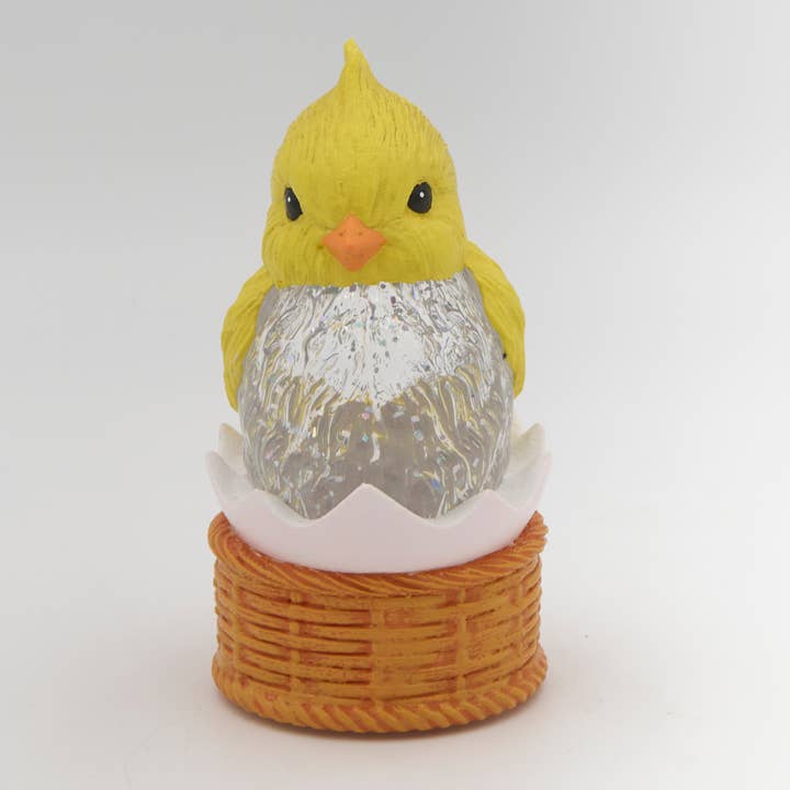 5"H LED Chick Shimmer Light | Easter Decoration for wholesale by Roman