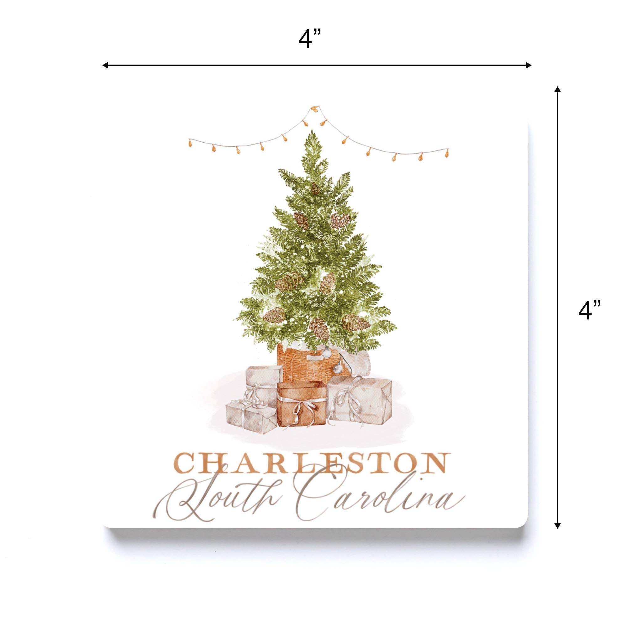 Love Local - Wholesale Coasters - Coaster, Custom City State, Christmas Decor, Souvenir Gift3