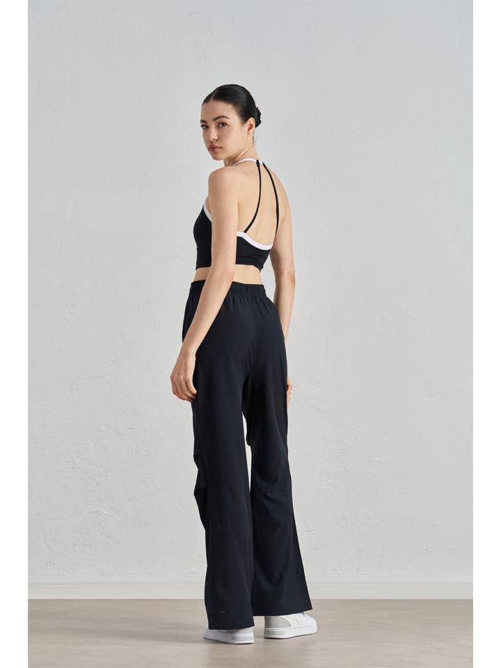 91thelabel - Wholesale Sports Bra - Women's - Viola Color Contrast Triangle Strap Back Sports Bra 5