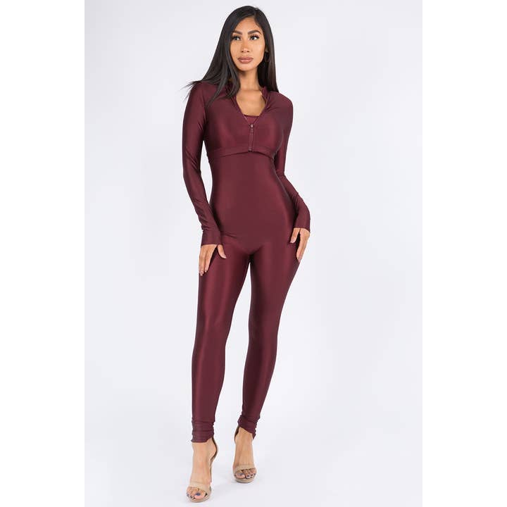 JK5968-J5969 Crop Top Jumpsuit Set for wholesale by Uptown Apparel