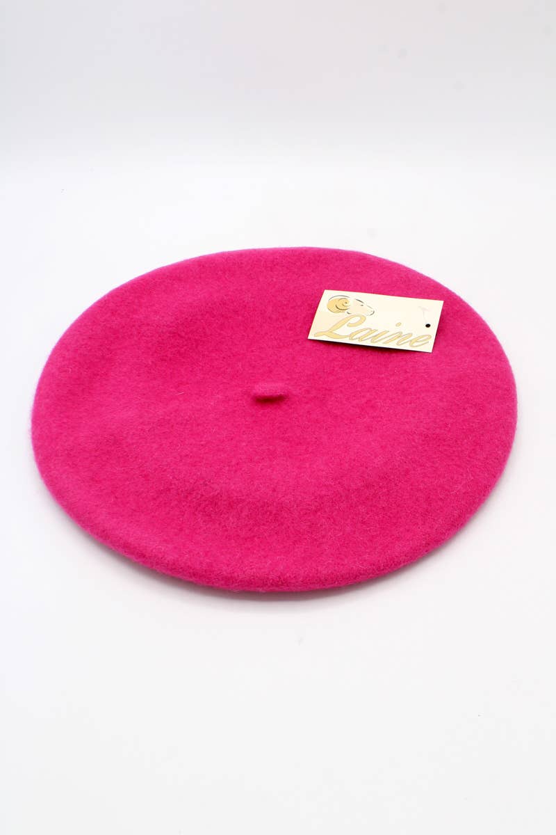 Hologramme Paris - Vendita all'ingrosso Basco - Unisex - Berretto classico in pura lana115