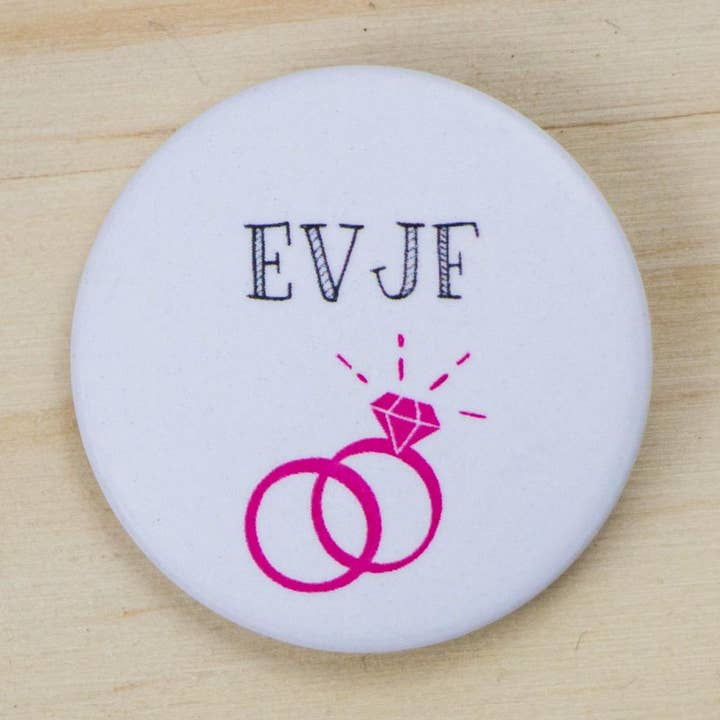 Te Whaka - Wholesale Lapel Pin/Button - EVJF wedding badge0