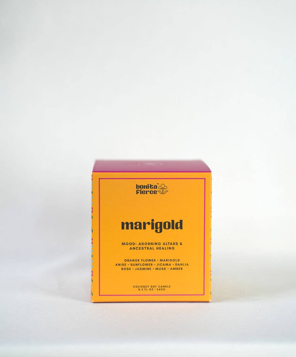 Bonita Fierce Candles - Wholesale Jar/Filled Candle - Marigold Candle | Dia De Los Muertos Candle4