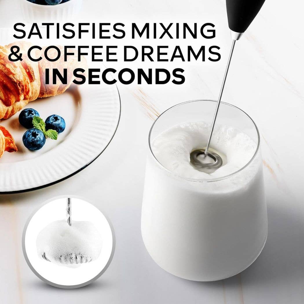 Zulay Kitchen - Wholesale Kitchen Tool/Gadget - Powerful Handheld Milk Frother - With Stand40