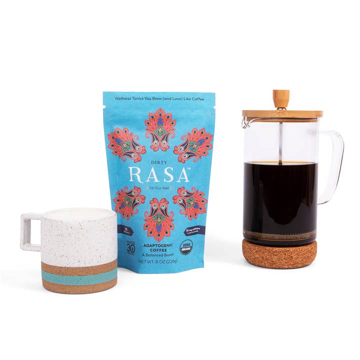 Rasa - #1 in Functional Adaptogens - Wholesale Ground Coffee - Rasa Dirty | Boosted Coffee | 8 oz