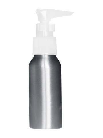 Best Bottles - Vente Flacon pulvérisateur - Bouteille de lotion en aluminium brossé en forme de cylindre — 65 ml1
