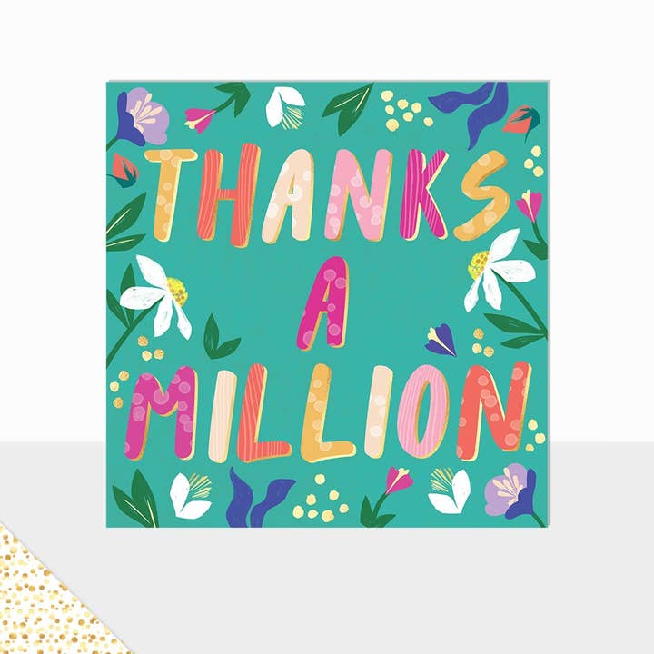 Aurora Thanks a Million for wholesale by Laura Darrington Design Ltd