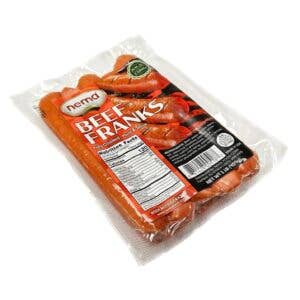 America Halal Beef Franks (1 lb, fresh) for wholesale by AKTIM Enterprise LLC