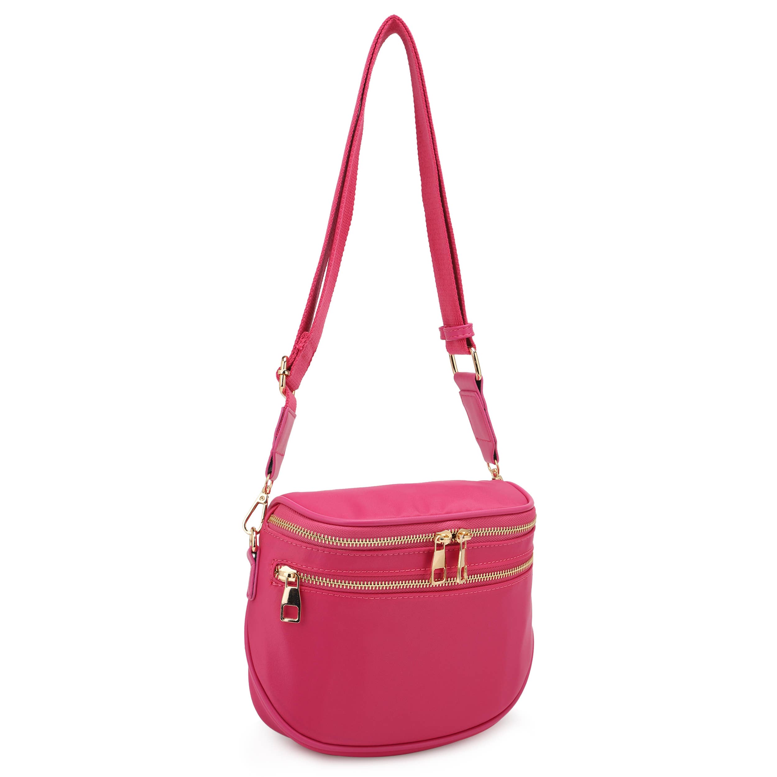 KAYLA+AVA - Wholesale Crossbodytas - Dames - Courtney Modieuze lichtgewicht nylon draagtas/heuptas 5