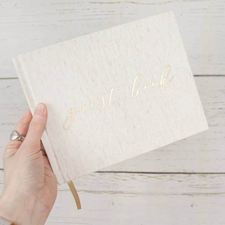 bloom daily planners - Wholesale Guest Book - Linen Guest Book6