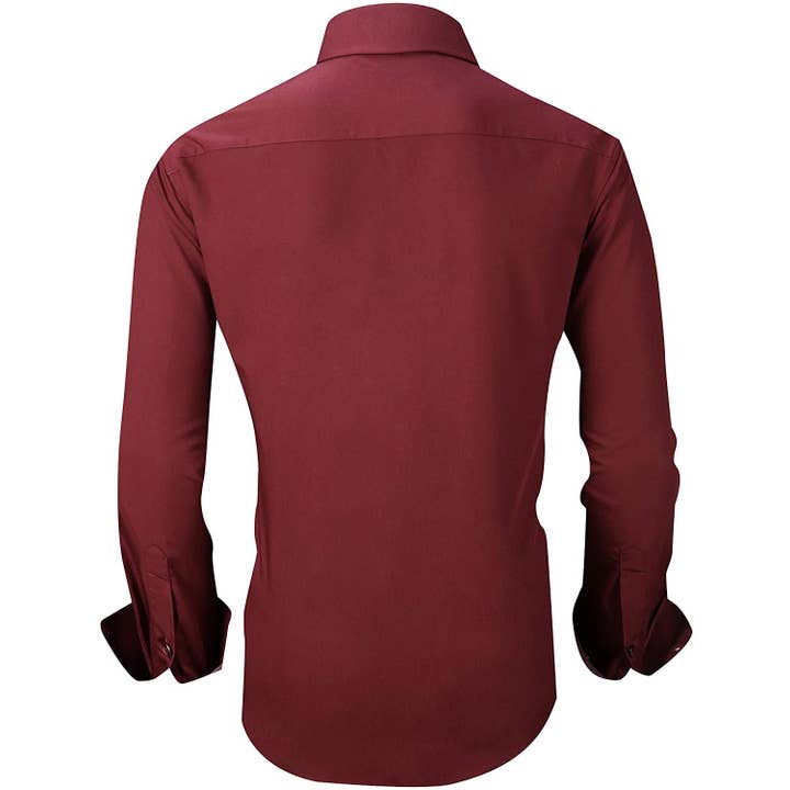 Rodeo Clothing – wholesale Buttoned-down shirt – Men's – Mens Dress Shirts Wrinkle Free Regular Long Sleeve Shirts