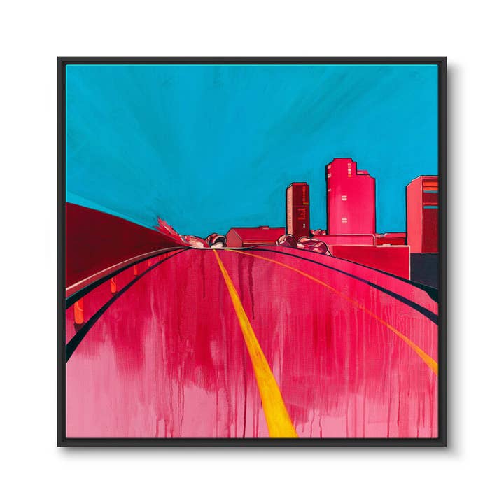 Hardbruecke (Hardbridge) Framed Canvas for wholesale by Jay Bower