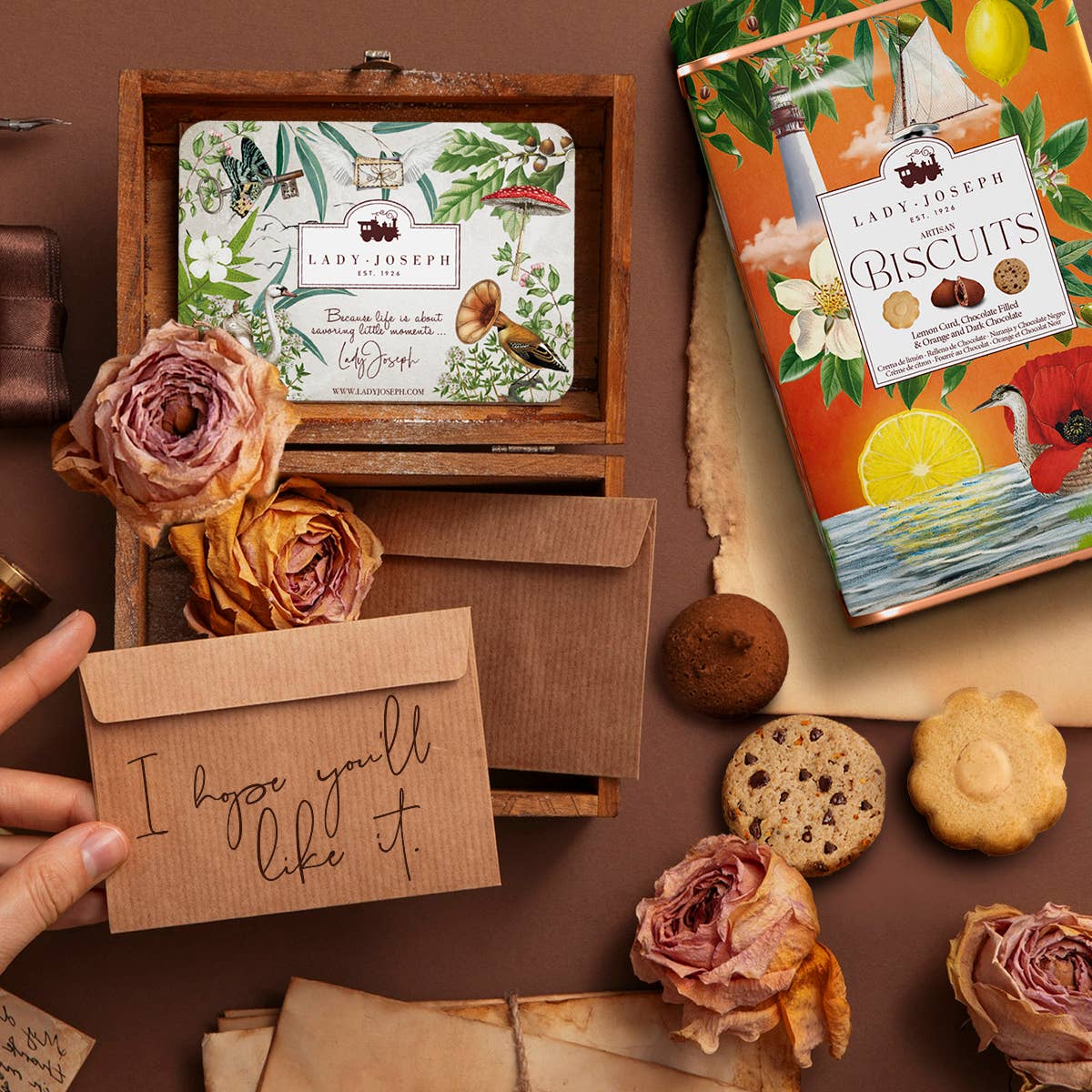 Lady Joseph – Cookie por atacado – Sortido de biscoitos em lata para presente8