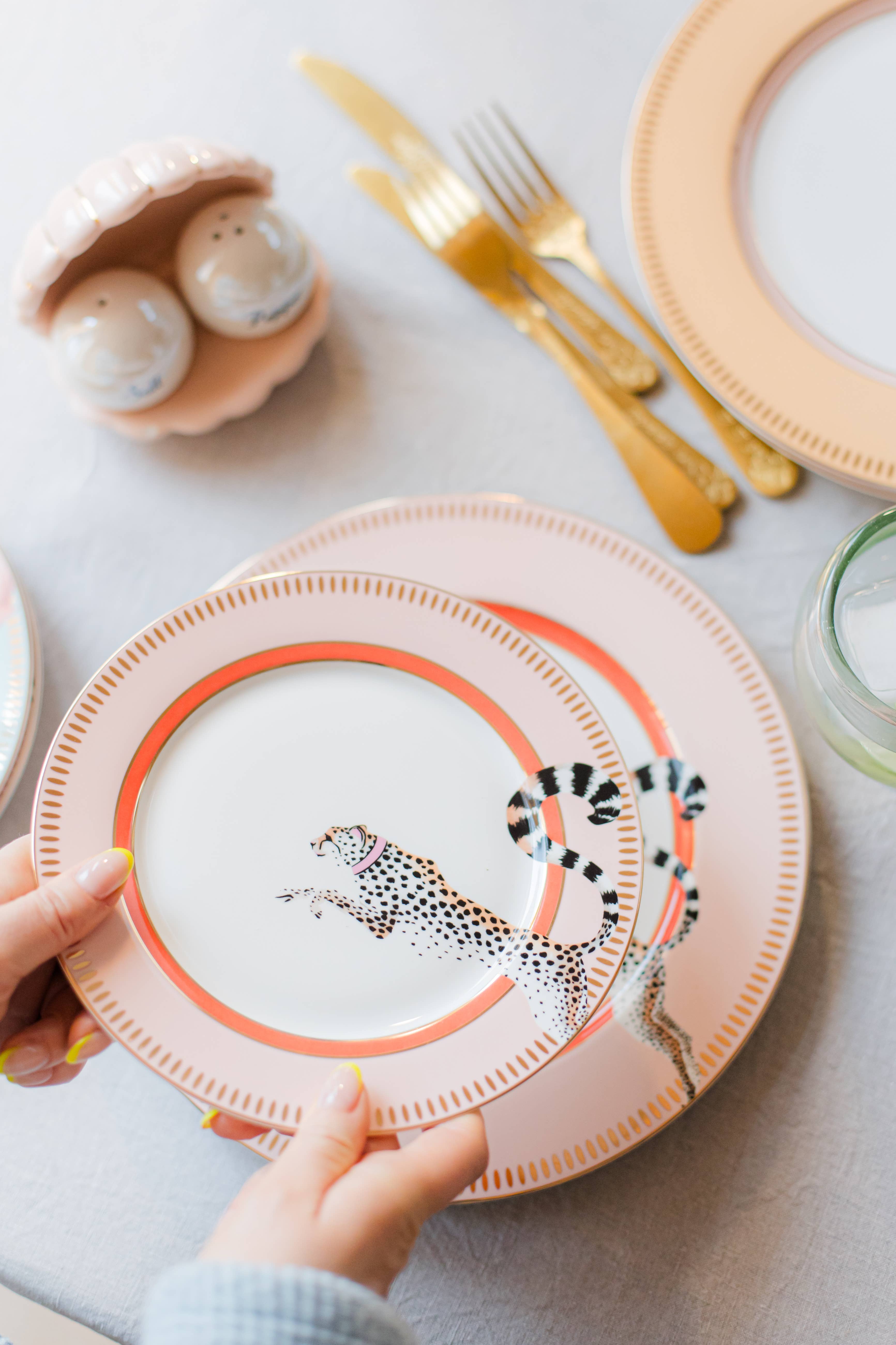 Yvonne Ellen - Wholesale Dinner Plate - YVONNE ELLEN SET OF 4 ANIMAL DINNER PLATES5