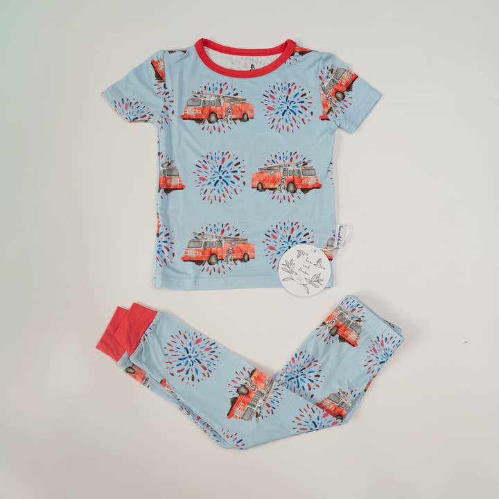 Freedom Trucks - Two Piece Shortsleeve Set for wholesale by Hen and Drake Apparel, LLC