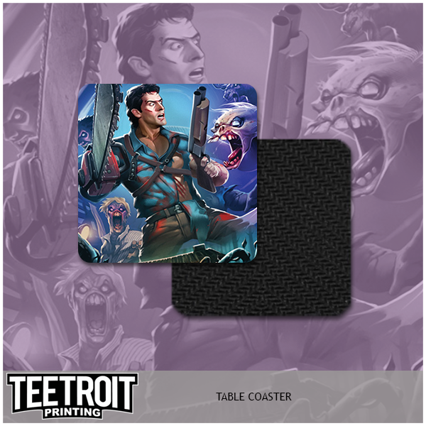 Teetroit Printing LLC - Wholesale Onderzetters - Horror tafelonderzetters per set van 20, zelf designs kiezen5