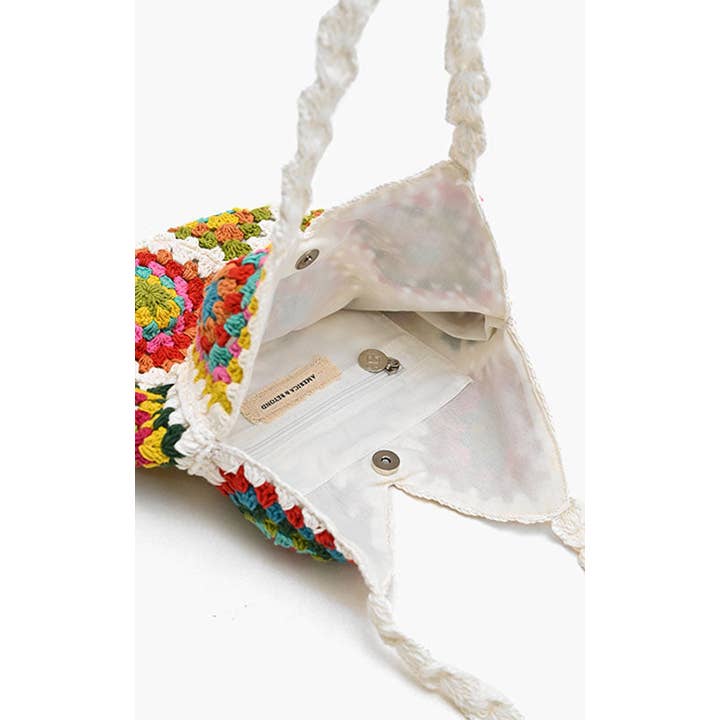 America & Beyond - Wholesale Shoulder Bag - Women's - The Ultimate Slouchy Crochet Shoulder Bag