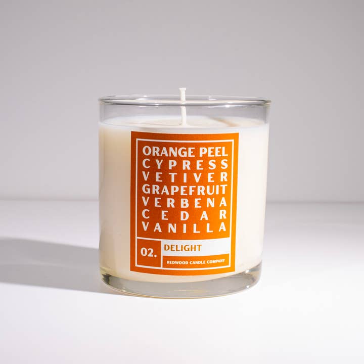 Redwood Candle Co. – wholesale Burkljus – Delight 10oz ljus