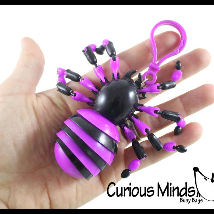 Curious Minds Toys - Wholesale Fidgetspeelgoed - Kinderen - 1 Wiggle Spider Fidget - Wiggle Articulated Jointed Moving H3