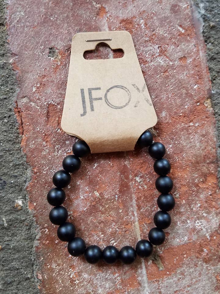 Mattes Onyx-Armband für den Großhandel von JFOX Jewelry