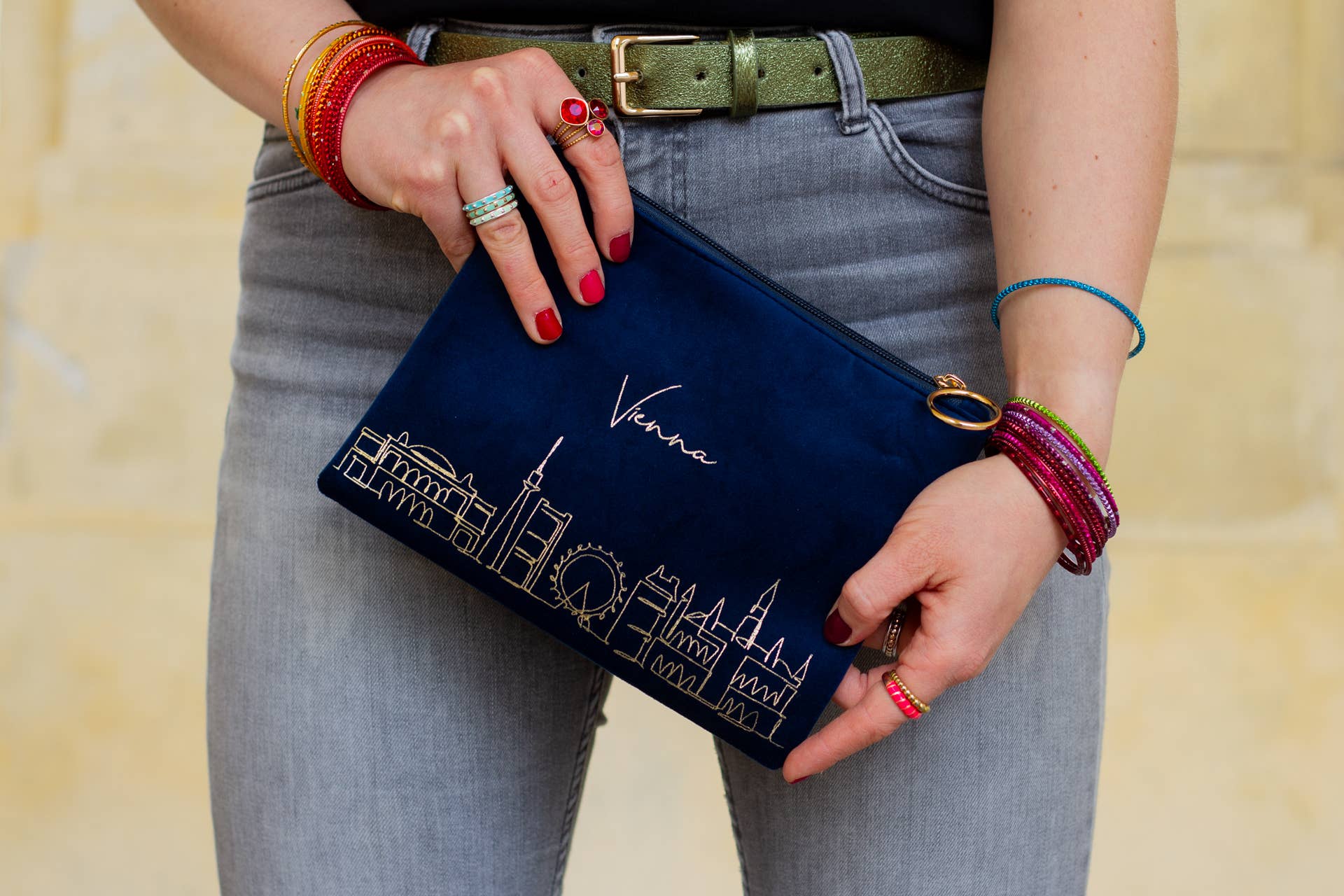 Herzilein-Wien GmbH - Wholesale Makeup/Cosmetic Bag - Kosmetiktasche Wien Kutsche 6