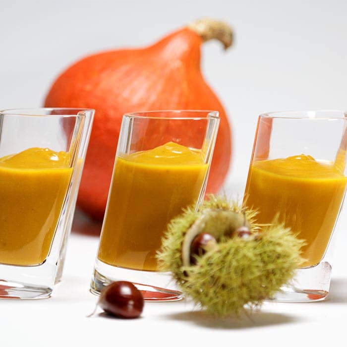 La Combe de Job - Wholesale Soup - Pumpkin Chestnut Foie Gras Cream Soup 50 cl1