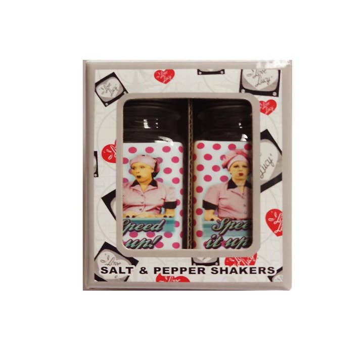 MID-SOUTH PRODUCTS - Wholesale Salt & Pepper Shaker Set - Lucy Salt & Pepper Shaker Set - Chocolate Factory2