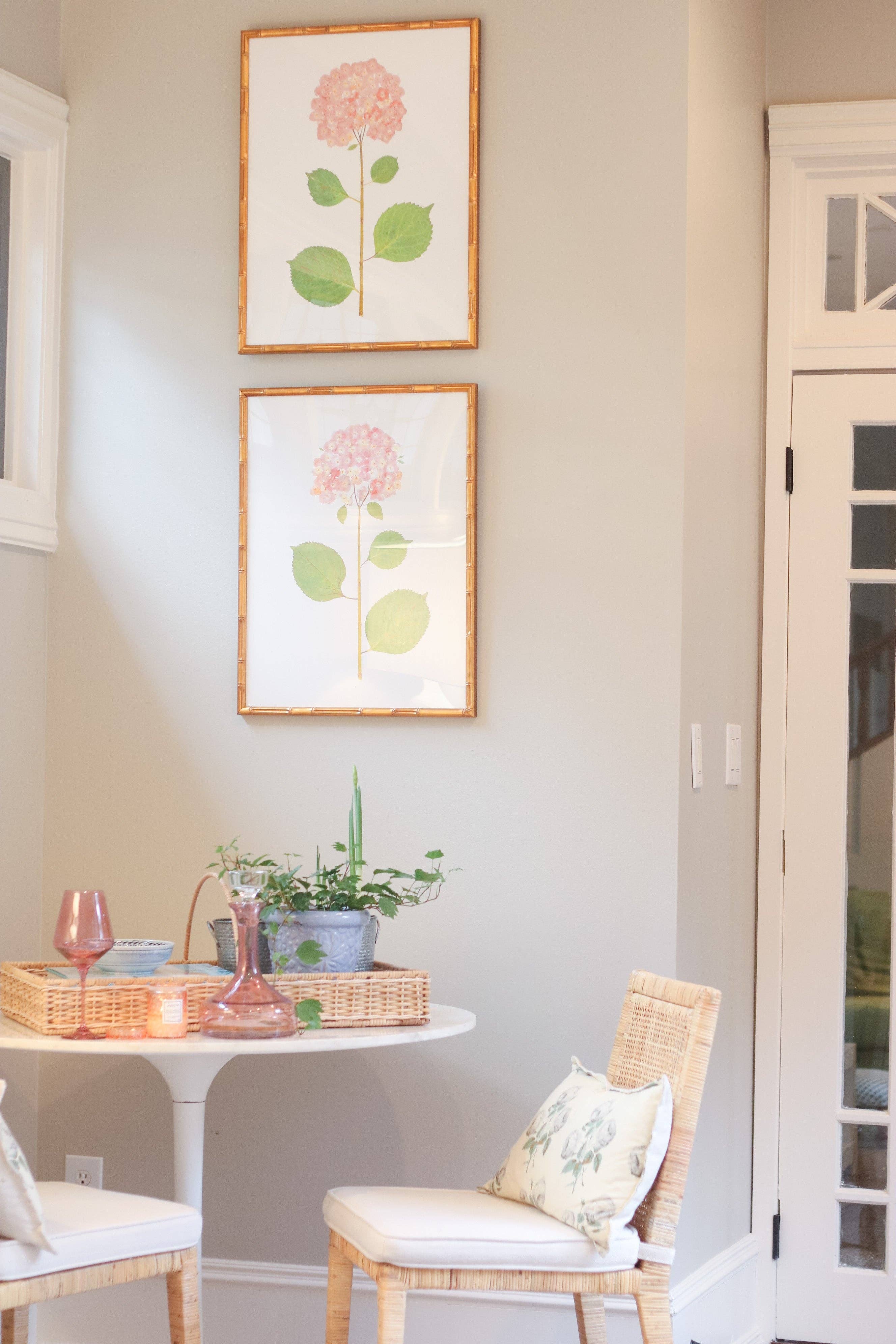 MK Decker Designs - Wholesale Gallery Wall Set - "Blush Hydrangea"0