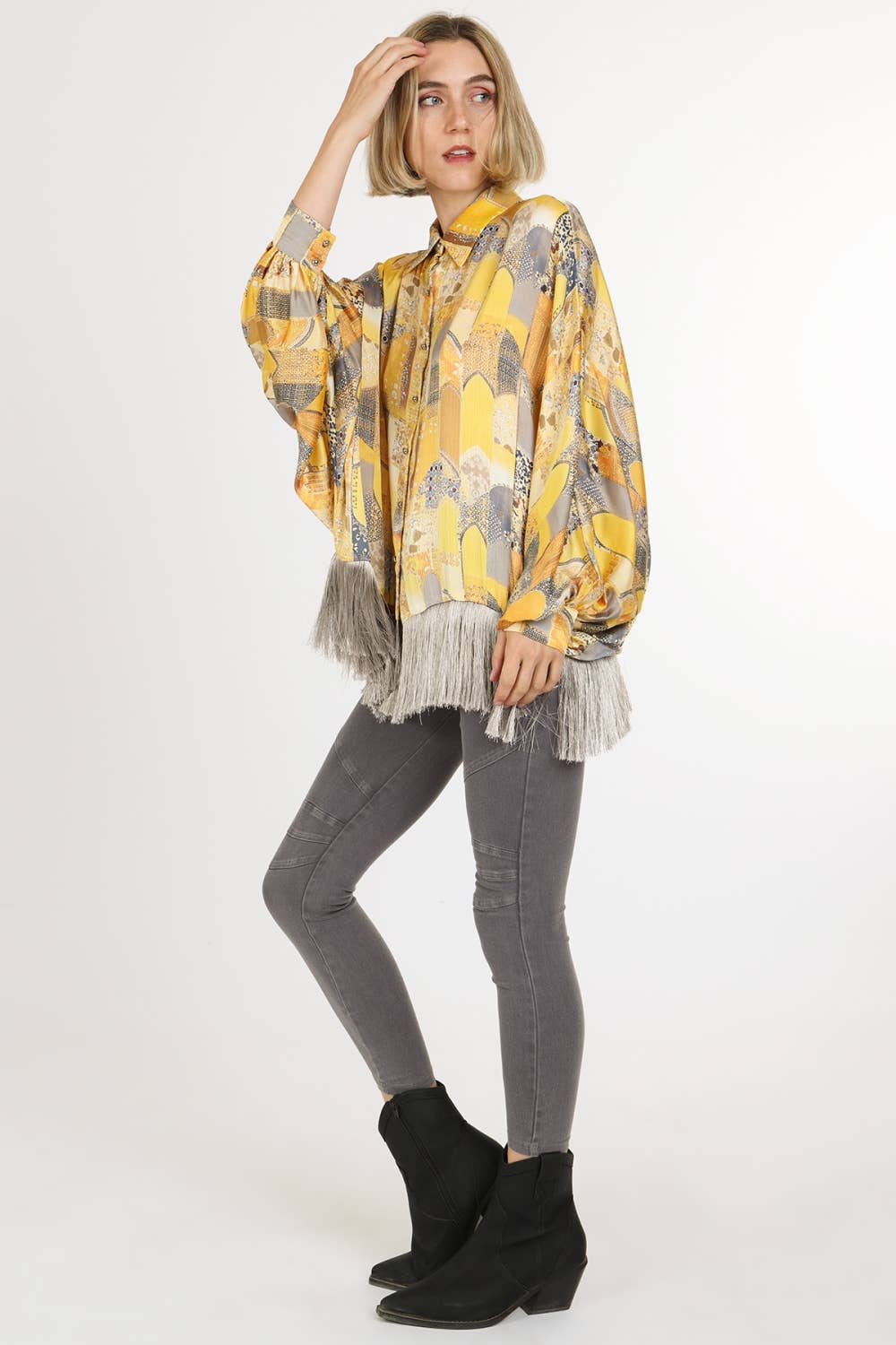 Beulah Style - Vente Pantalon – femme - Jegging Moto à Détails Plissés DM700211