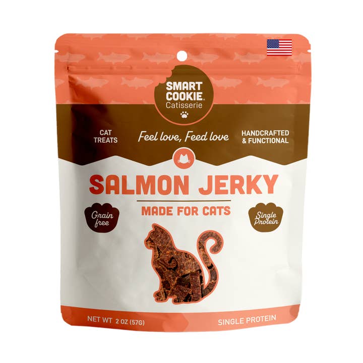 Smart Cookie Barkery - Wholesale Pet Treats - Cat - NEW!! Salmon Jerky for Cats0