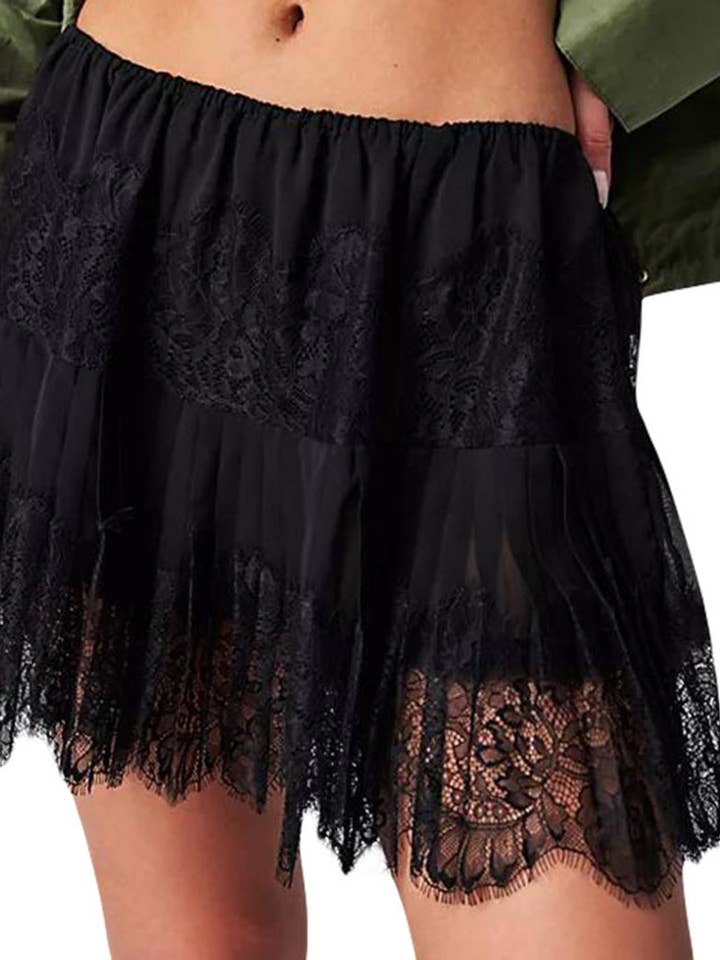 safistyle - Wholesale Skirt - Women's - Layered Lace Mini Skirt4