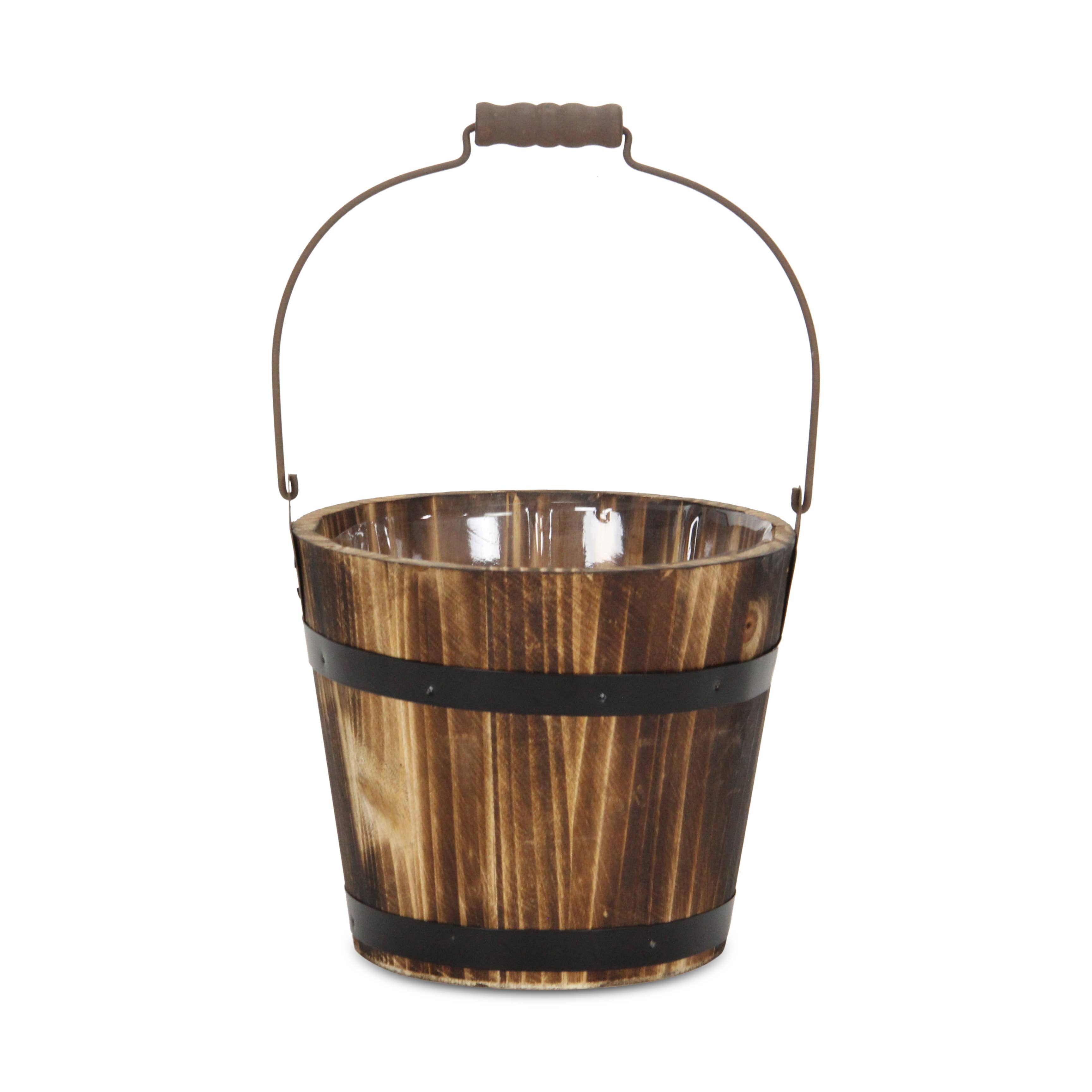 Cheungs Home Decor - Wholesale Bucket/Pail - Felicity Decorative Wooden Bucket3