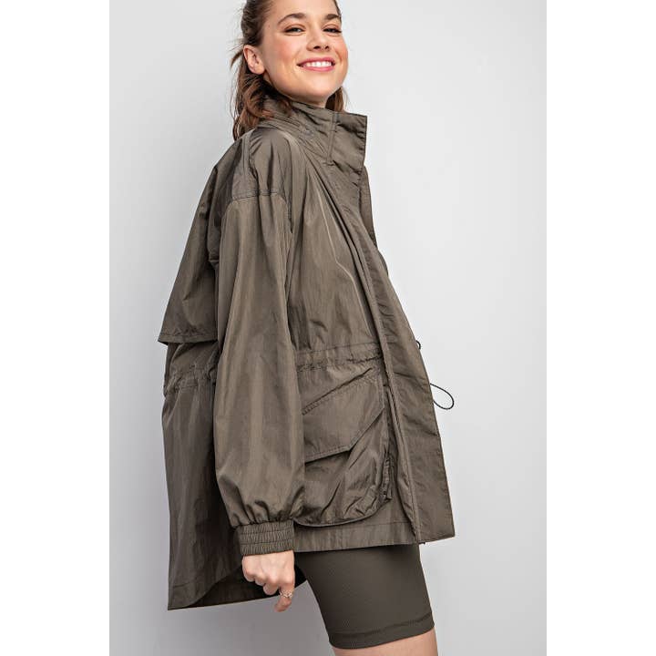 Rae Mode - Wholesale Jacket - Women's - PARACHUTE LONG SLEEVES JACKET
