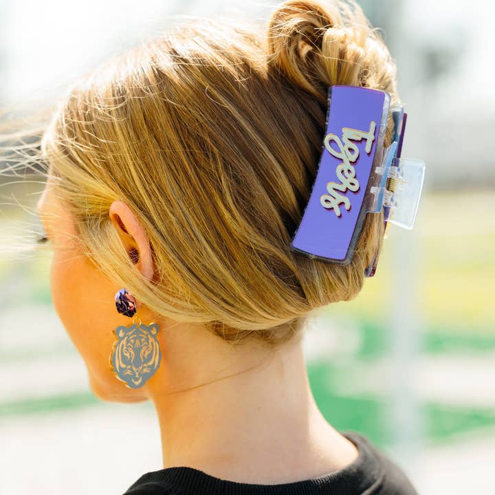 TLD Designs - Vendita all'ingrosso Fermaglio per capelli - Donna - Fermaglio per capelli grande Game Day2