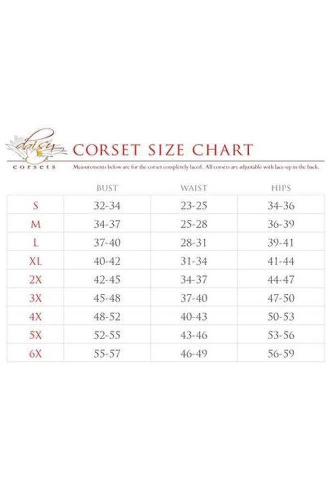 Daisy Corsets – wholesale Corset – Women′s – Top Drawer Dark Red Velvet Steel Boned Corset w/Straps3