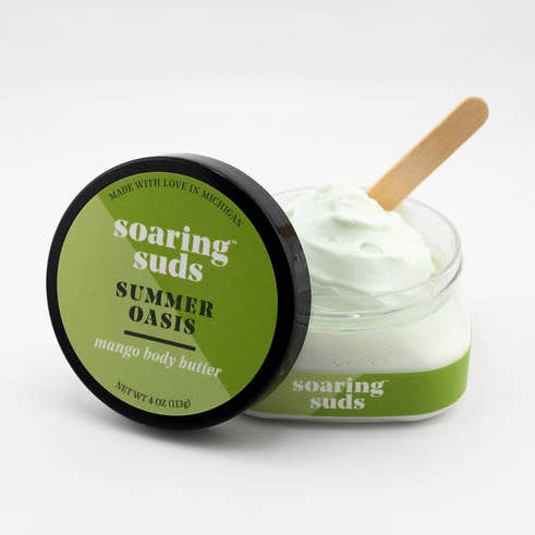 Summer Oasis Mango Body Butter for wholesale by Soaring Suds Soap Co., LLC
