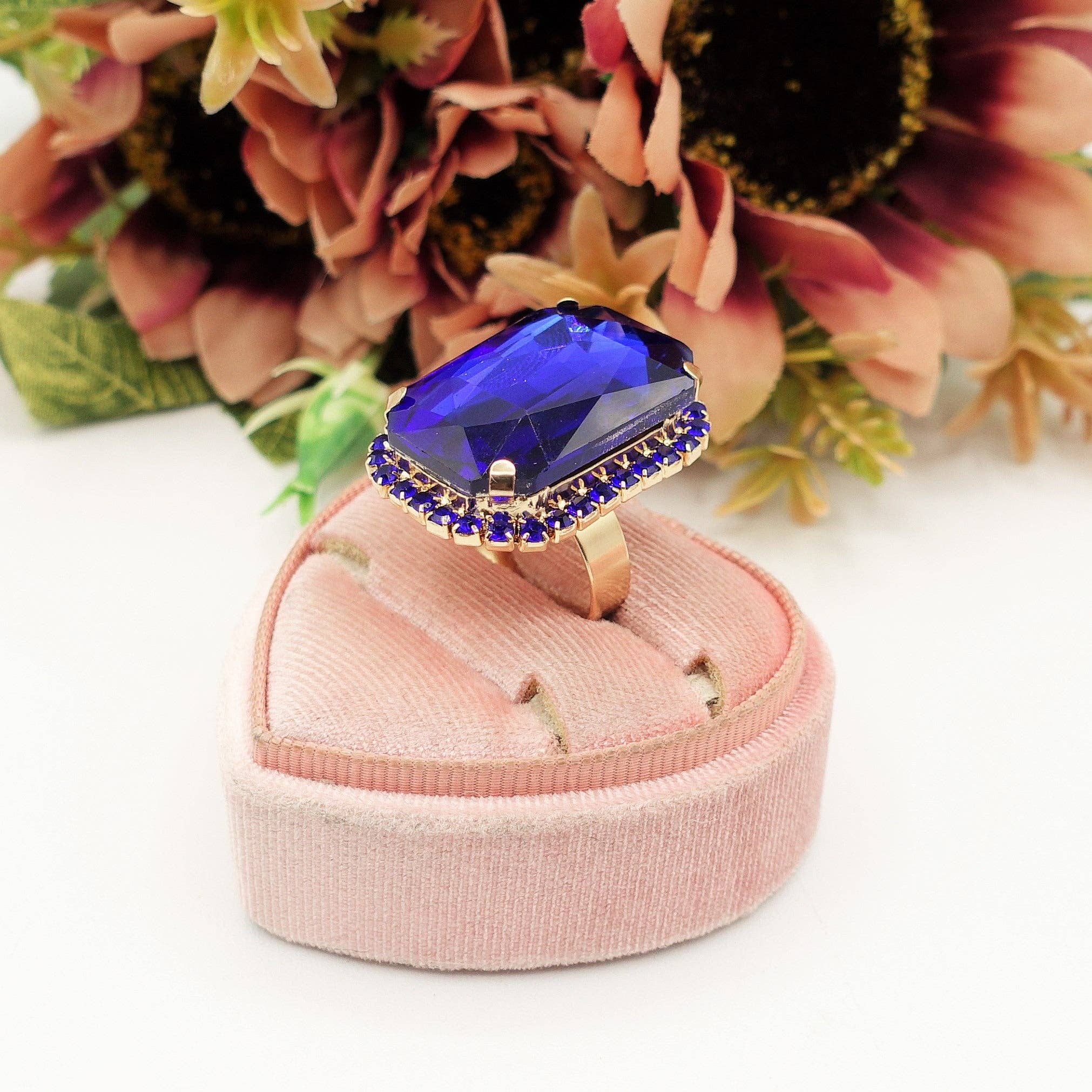 Daemon srls - Wholesale Cocktail/Statement Ring - ARIEL - ANELLO regolabile con pietra sfaccettata e zirconi3