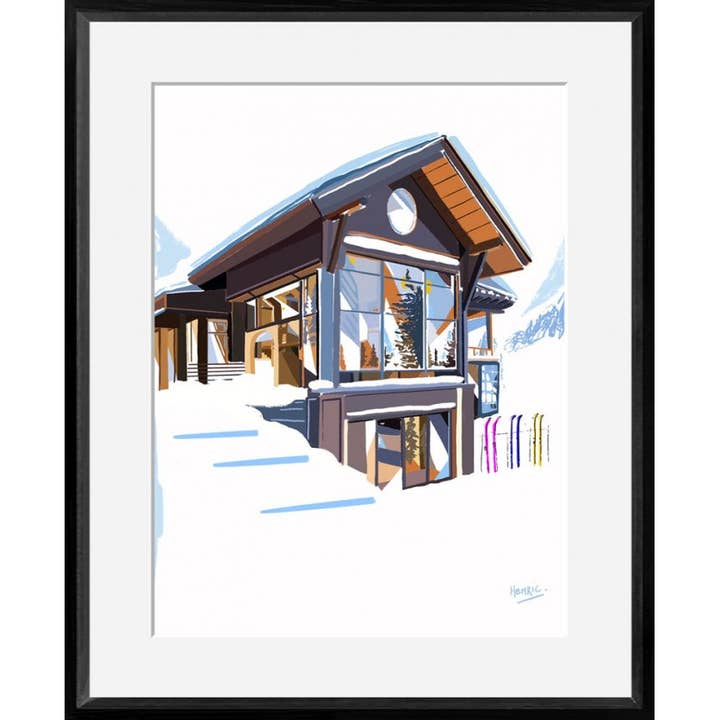 Atelier Contemporain - Wholesale Art Print - Fine Art Print - “The Chalet” - Jean-Philippe Henric1