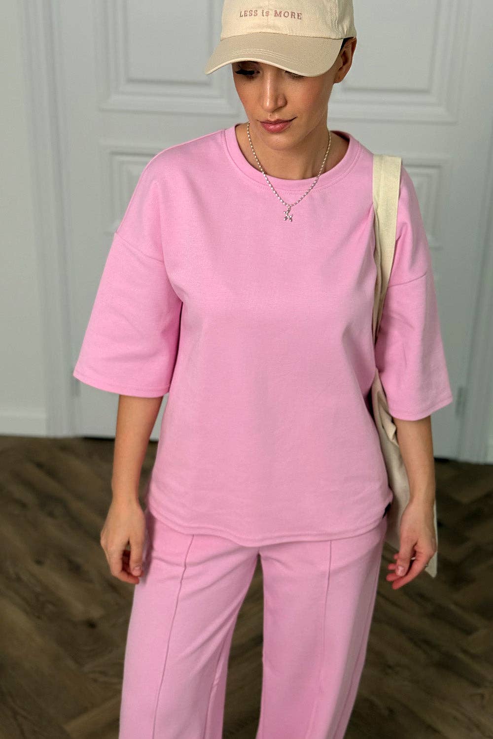 Azuri Fashion Group - Venta al por mayor Conjunto de ropa cómoda - Mujer - Conjunto de algodón rosa1