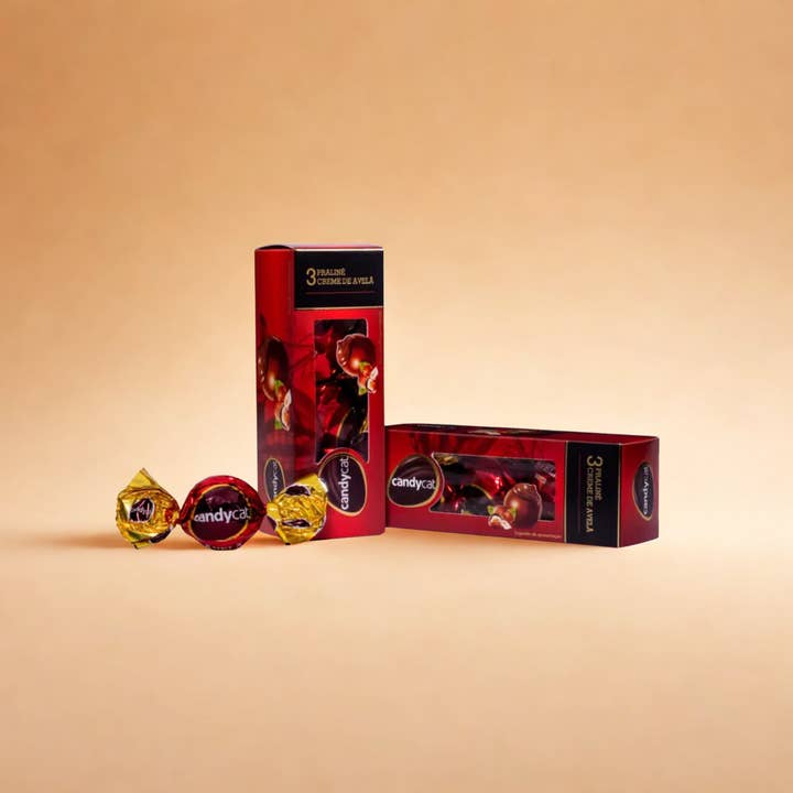 Candycat - Wholesale Chocolate Box - C3 Hazelnut Chocolates - 36.5g0