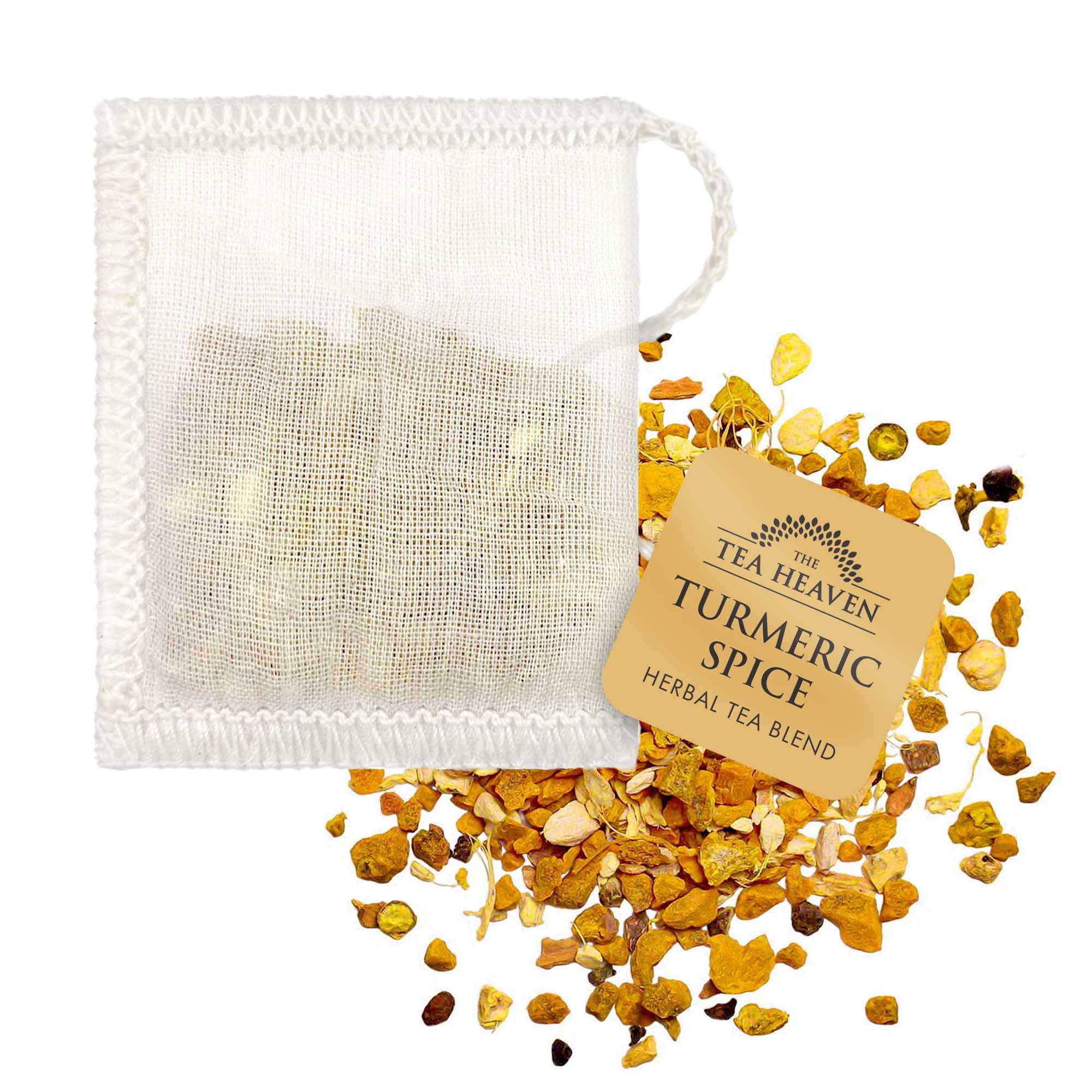 The Tea Heaven - Wholesale Loose Tea - Turmeric Spice Tea Bag Canister1