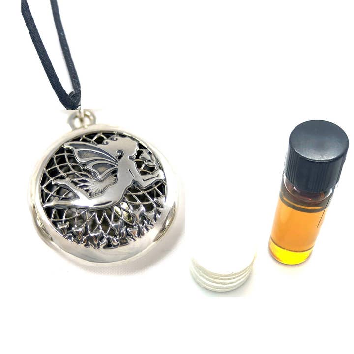 Fairy Essential Oil Diffuser Necklace | Aromatherapy Jewelry for wholesale by Earth Solutions