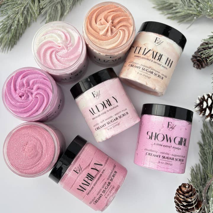eScentually Yours – wholesale Whipped soap – Winter Whipped Soap & Sugar Scrub - The Starlet Collection1