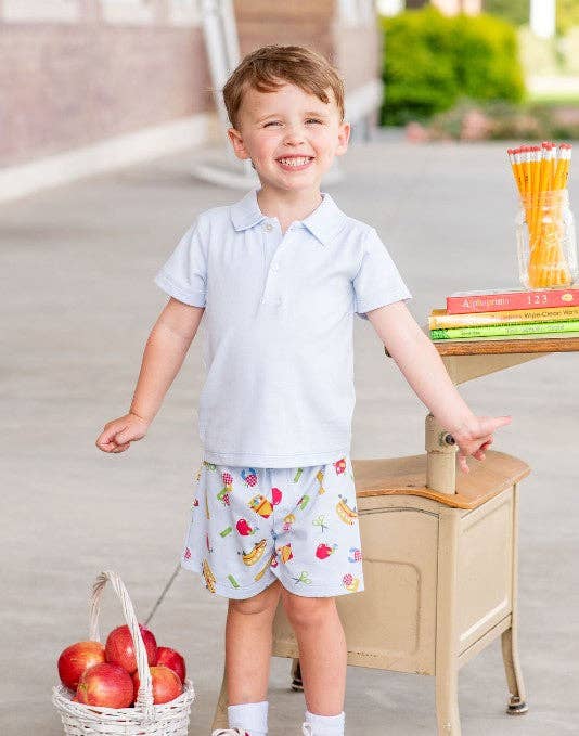Baby Threads - Wholesale Top & Short Set - Kids - Back To school boy polo short set Pima Cotton0