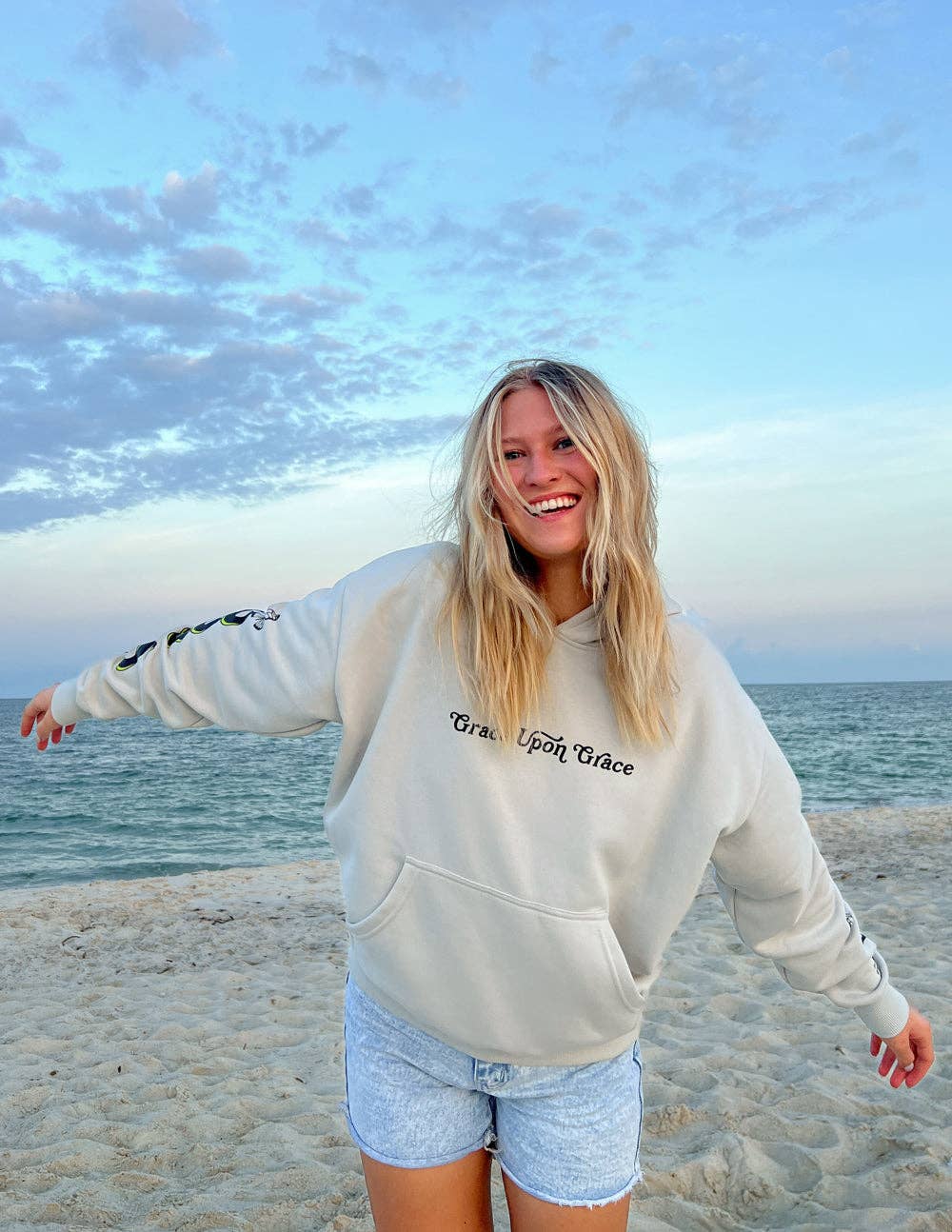 Elevated Faith - Vente Sweat à capuche – femme - Pull à capuche unisexe Grace Upon Grace5