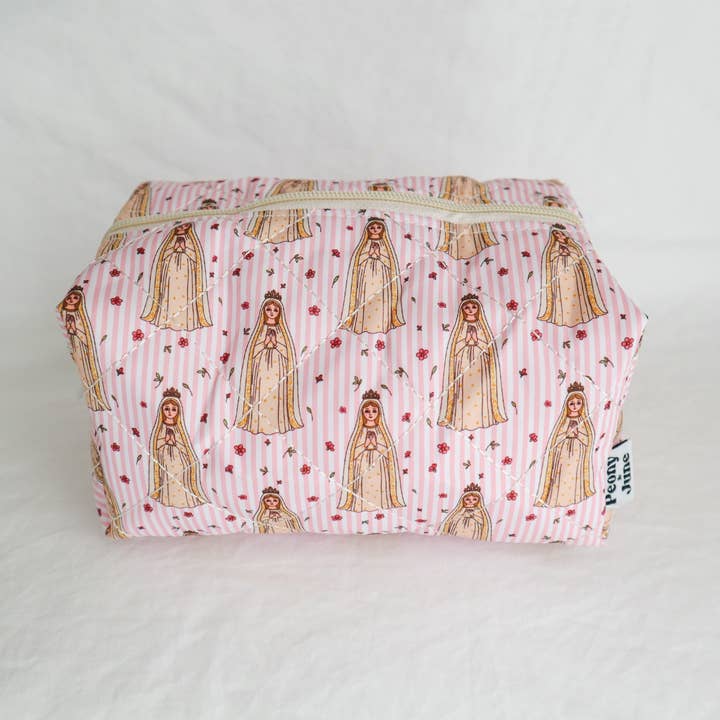 Bolsa Acolchoada Nossa Senhora de Fátima por atacado de Peony&June Illustration