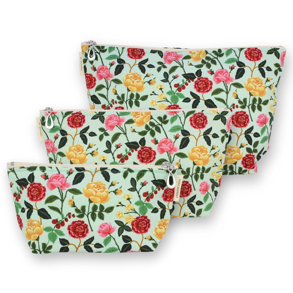 Dana Herbert – bolsa de maquilhagem e cosméticos por atacado – Conjunto de Bolsas de Maquilhagem - P, M, + G (Poupe 2,00 $)13