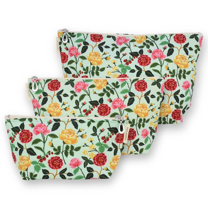 Dana Herbert – bolsa de maquilhagem e cosméticos por atacado – Conjunto de Bolsas de Maquilhagem - P, M, + G (Poupe 2,00 $)13