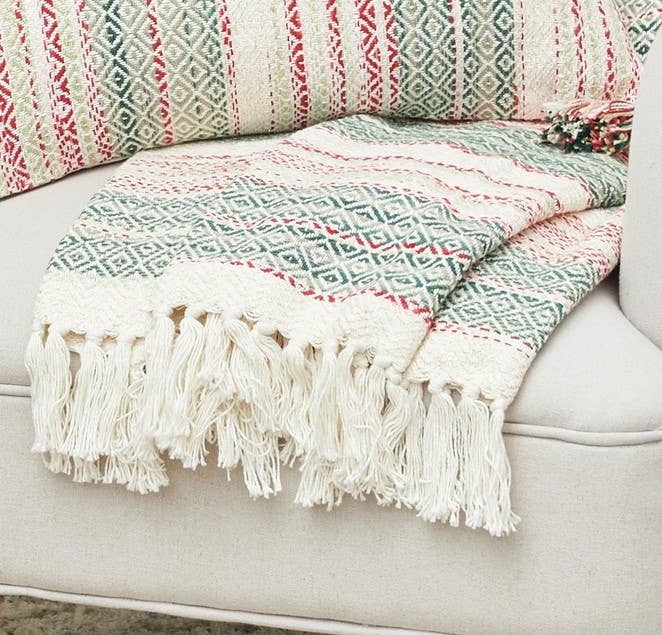C&F Home - Wholesale Throw Blanket - Christmas Cozy Nordic Red/Green Throw Blanket2