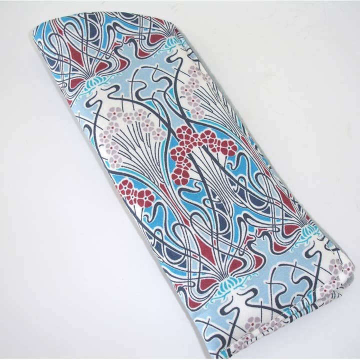 Glasses Sleeve Liberty Ianthe Art Nouveau Blue for wholesale by pipdesigns